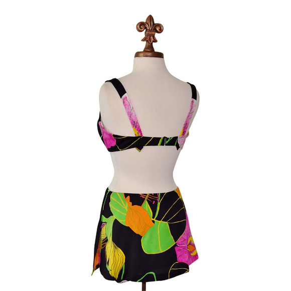 Vtg 60s DeWeese 2 pc Bullet Bra/Skirted Swim Set - Picture 6 of 8